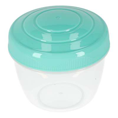 Lunch box śniadaniówka pudełko śniadaniowe z przegródkami dzielone 2200ml miętowe