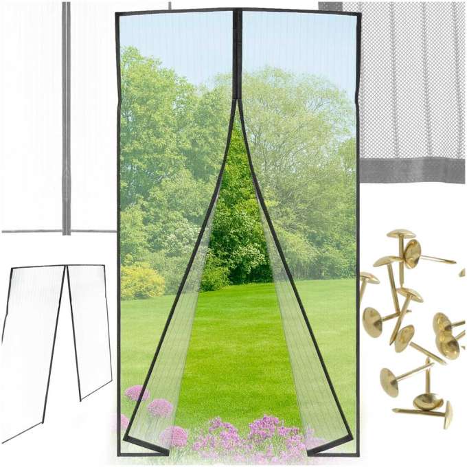 Magnetic mosquito net for window door 100x210cm