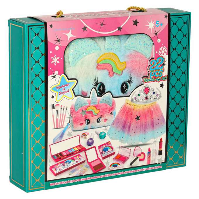 Make up cosmetics make up polishes handbag skirt set 22 items