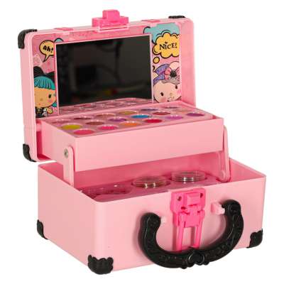 Makeup and nail kit makeup cosmetics shadows lacquers suitcase
