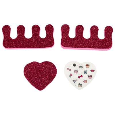 Makeup and nail kit makeup cosmetics shadows lacquers suitcase
