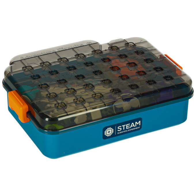 Mały elektronik elektryk zestaw edukacyjny 12 kart 58 elementów