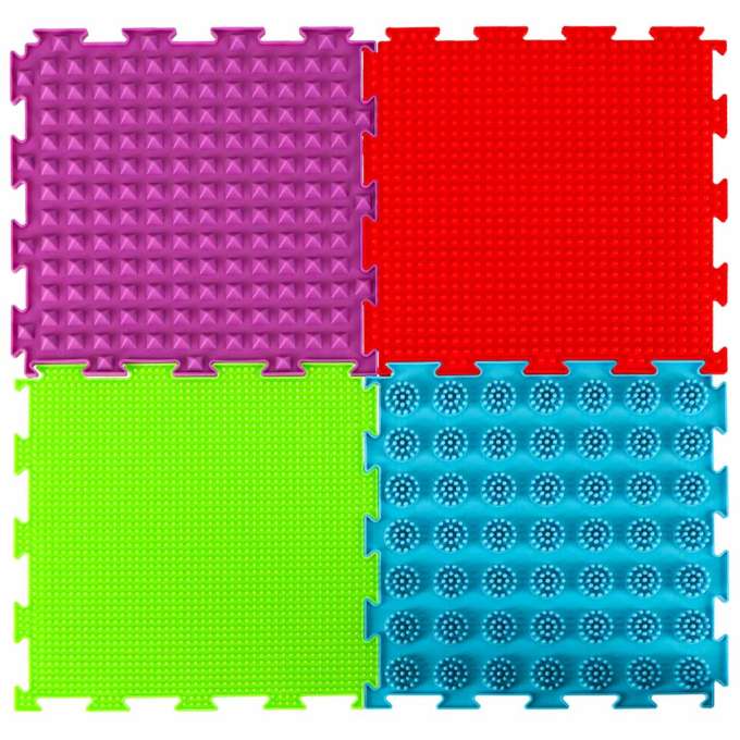 Mat sensory puzzle foot massage