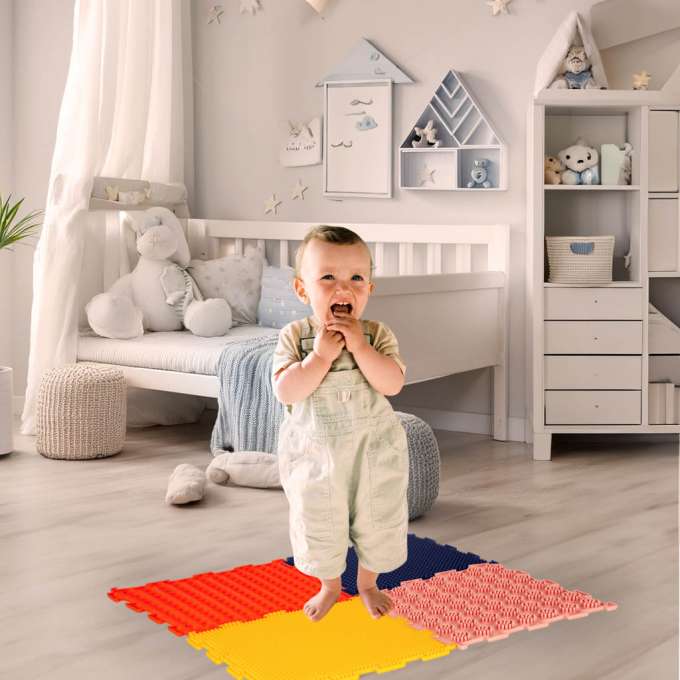 Mat sensory puzzle foot massage