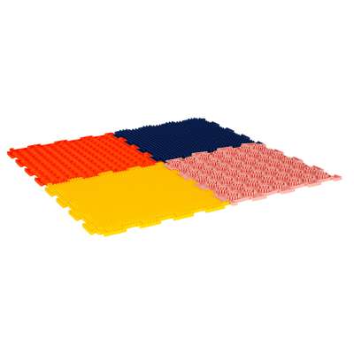 Mata sensoryczne puzzle montessori do masażu stóp 8 elementów
