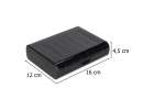 Medicine pill organiser container black 13