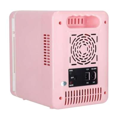 Mini Electric Car Travel Fridge – 4L Pink 2-in-1 Cooling &amp; Heating  For Food, Cosmetics