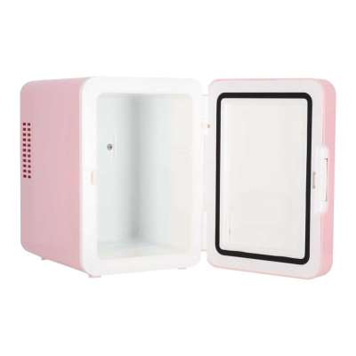Mini Electric Car Travel Fridge – 4L Pink 2-in-1 Cooling &amp; Heating  For Food, Cosmetics