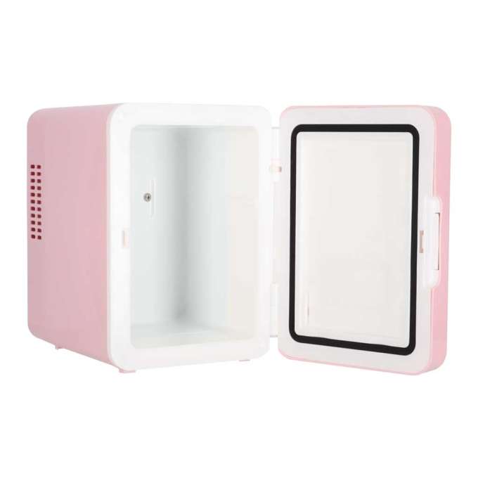 Mini Electric Car Travel Fridge – 4L Pink 2-in-1 Cooling &amp; Heating  For Food, Cosmetics