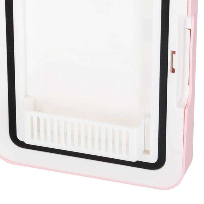 Mini Electric Car Travel Fridge – 4L Pink 2-in-1 Cooling &amp; Heating  For Food, Cosmetics