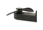 Mini hand fan foldable USB black 13