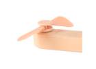 Mini hand fan foldable USB pink 6