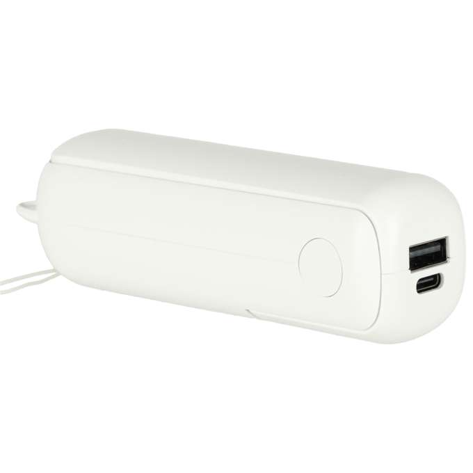 Mini hand fan foldable USB white