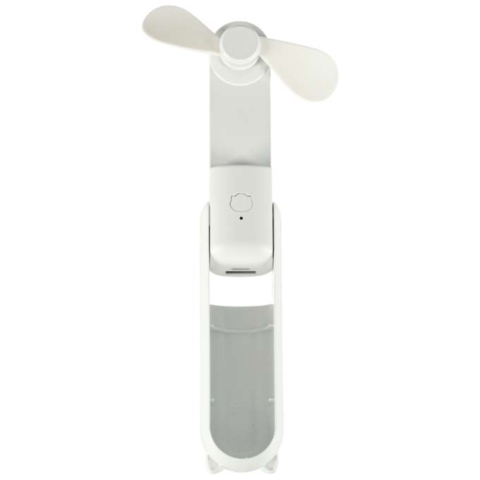 Mini hand fan foldable USB white