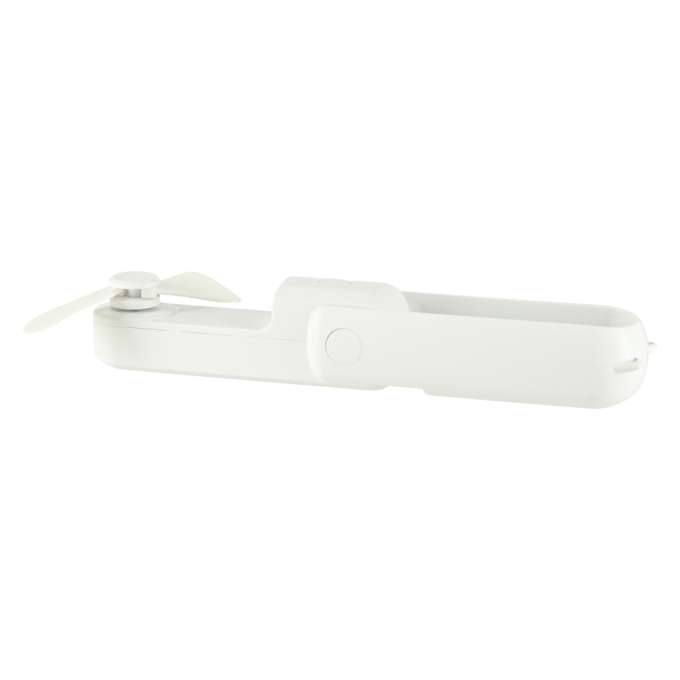 Mini hand fan foldable USB white