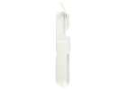 Mini hand fan foldable USB white 7