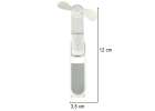 Mini hand fan foldable USB white 14