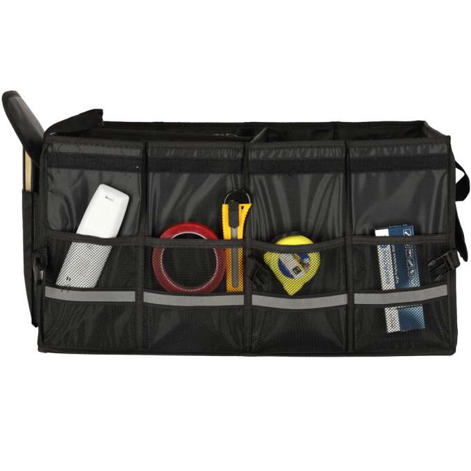 Organizer do bagażnika torba do samochodu z odblaskami 60X35X30
