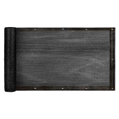 Osłona balkonowa LUARO mata maskująca siatka cieniująca na balkon taras 150g/m2 105x700cm UV + Trytytki