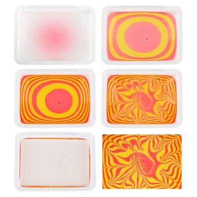 Painting on water ebru creative art kit accessories 8 colors