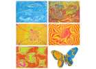 Painting on water ebru creative art set accessories 12 colors 12