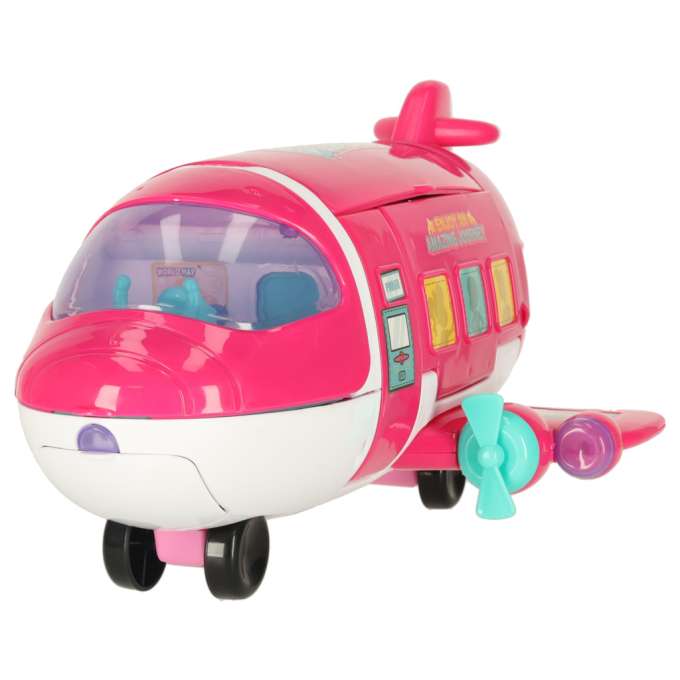 Passenger doll aeroplane 2in1 accessories pink
