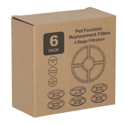 Pet drinker filters set of 6pcs.