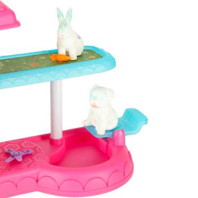Pet hotel spa house for dog cat animals accessories 26 items