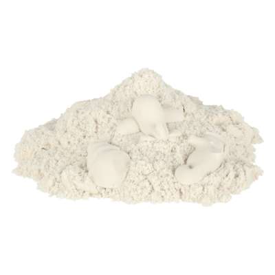 Piasek kinetyczny 1kg w woreczku biały