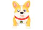 Pies piesek interaktywny robot Corgi świecące uszy muzyka 3