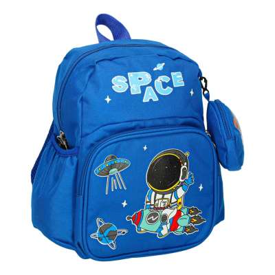 Plecak dla przedszkolaka szkolny dziecięcy astronauta 30x14x23cm
