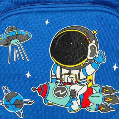 Plecak dla przedszkolaka szkolny dziecięcy astronauta 30x14x23cm
