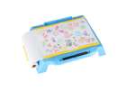 Projector projector drawing table cards markers crayons blue 4