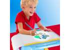 Projector projector drawing table cards markers crayons blue 9