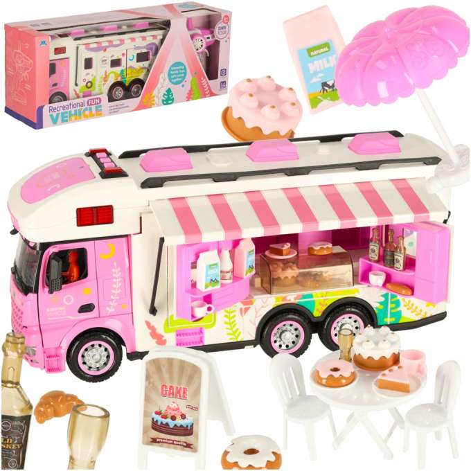 RC remote control camper accessories 2.4GHz pink