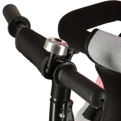 Rowerek trójkołowy Trike Fix V3 rower spacerówka 3w1 obracany 360 wolne koło różowy