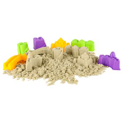 Sand for children 1100g castle vehicles molds figures creative set