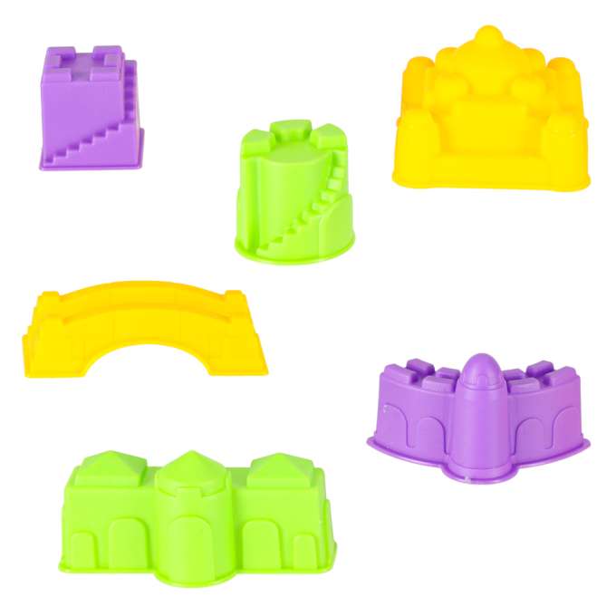 Sand for children 750g house molds figures creative set