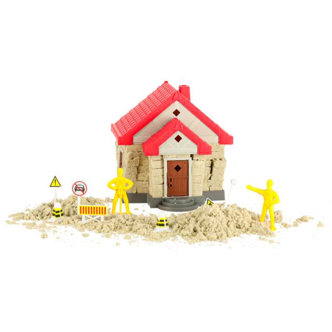 Sand for children 750g house molds figures creative set