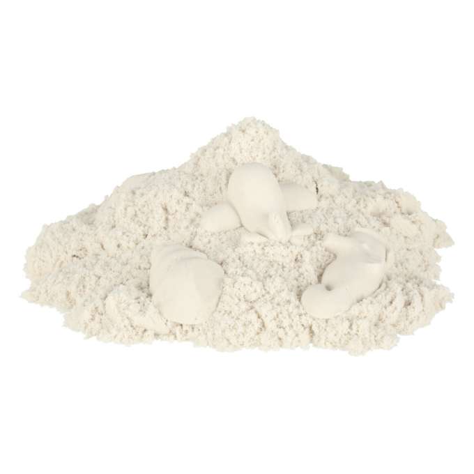 Sand for children kinetic 1kg in a bag white