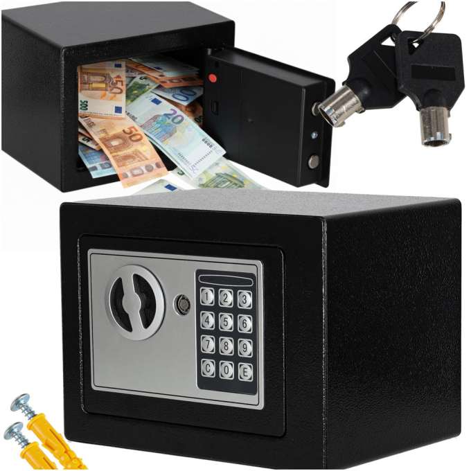 Sejf domowy zamek szyfrowy elektroniczny z funkcją kodowania