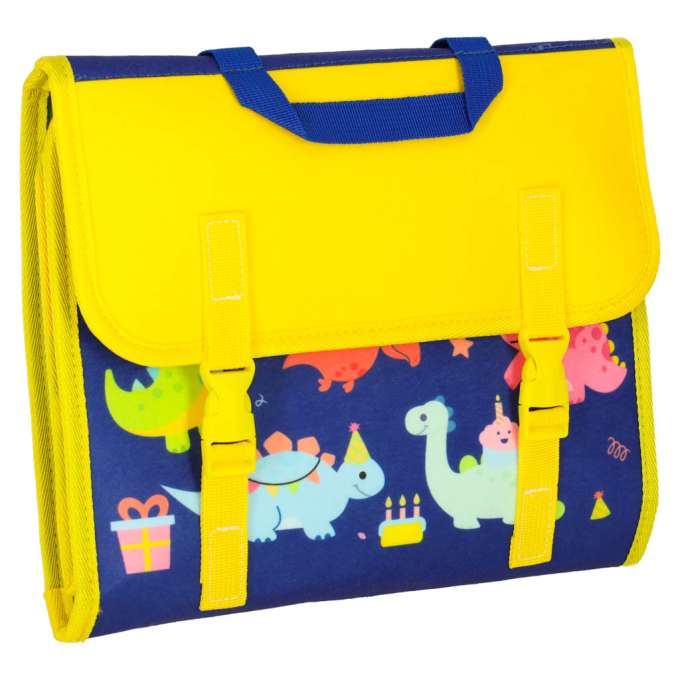 Sensory manipulation board montessori backpack case blue