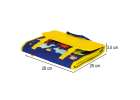 Sensory manipulation board montessori backpack case blue 8