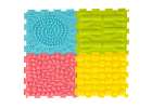 Sensory mat montessori foot massage puzzle 8 pieces pastel 5