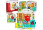 Sensory montessori manipulative board montessori case knobs teddy bear XXL light sound 1