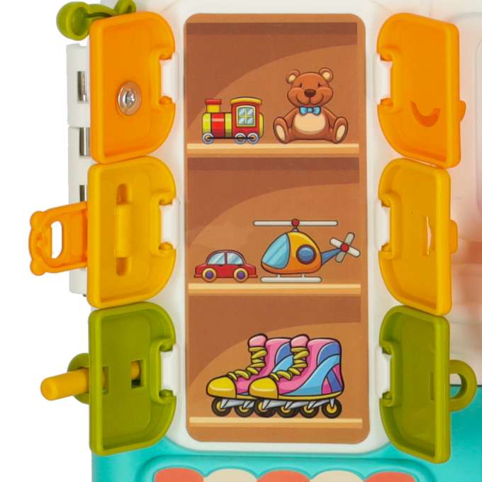 Sensory montessori manipulative board montessori case knobs teddy bear XXL light sound