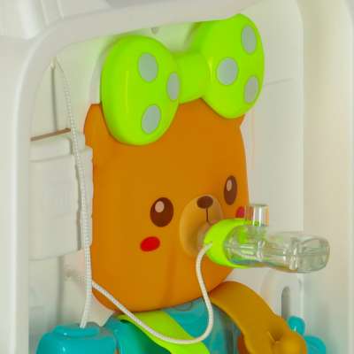 Sensory montessori manipulative board montessori case knobs teddy bear XXL light sound