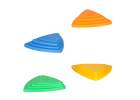 Sensory path river stones 11pcs color 9