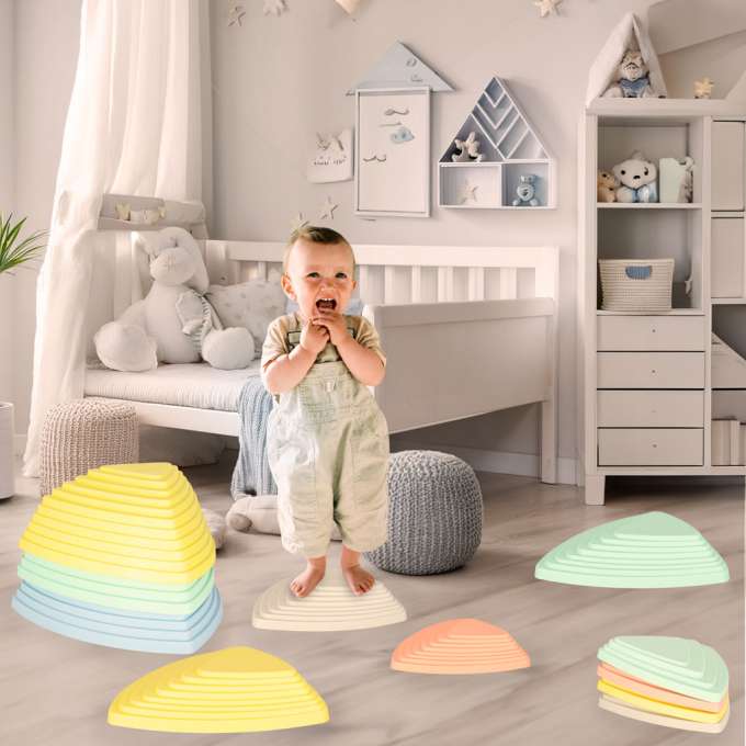 Sensory path river stones 11pcs pastel