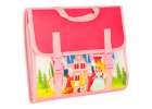 Sensory sensory montessori manipulative board backpack case pink 3